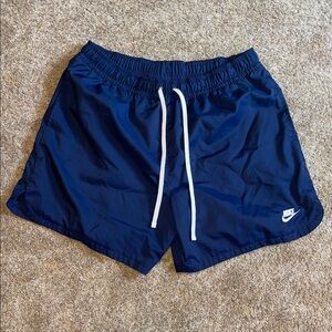 Nike Sportswear Woven Lined Navy Blue Shorts